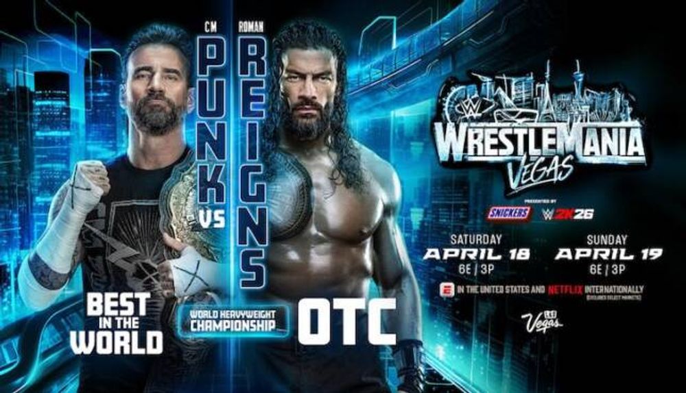 WWE Wrestlemania 42 Day 02 Sunday 2026